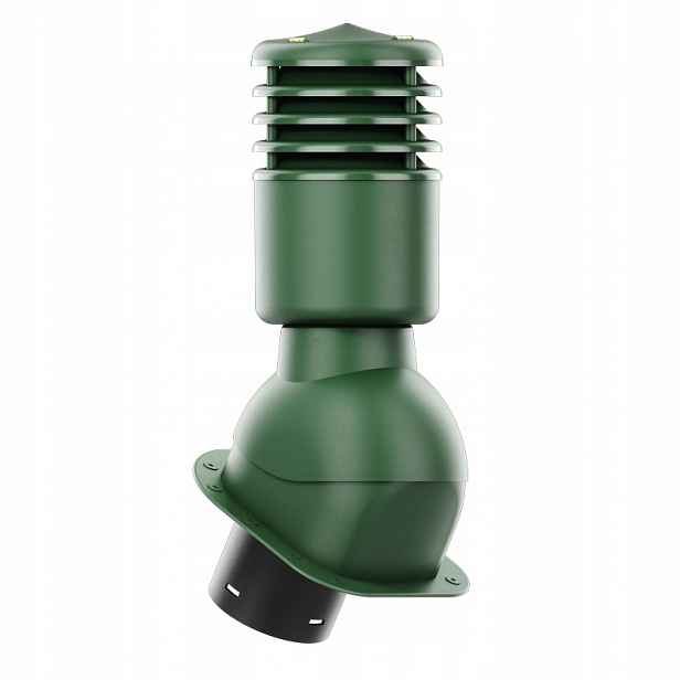 Větrací komín Smartline profil H fi 125 mm, zateplený, zelený