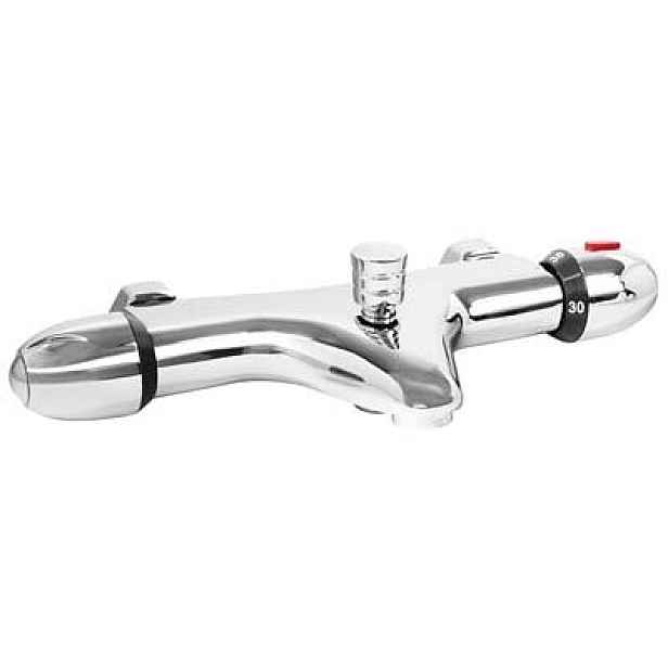 Extol Vittoria 72026 vanová nástěnná termostatická baterie 100 mm; lesklý chrom