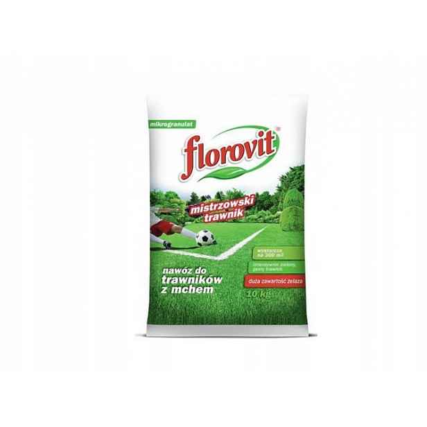Florovit Mistrovský Trávník Hnojivo Na Trávy Trávníku 10KG S Železem