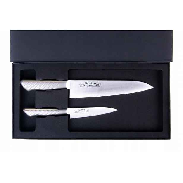Sada 2 nožů Masahiro Mv-s šéfa 21 cm univerzální 15 cm MBS-26