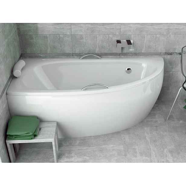BESCO Olsen Spa  MILENA VANMIL150P - Asymetrická vana MILENA