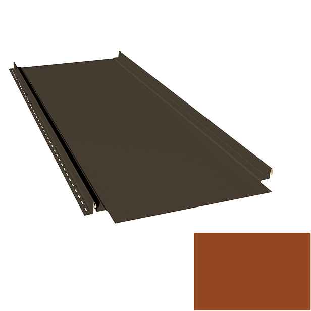 Krytina plechová LINEDEK 485 Flat PU 50 MAX MM133 cihlová Cut