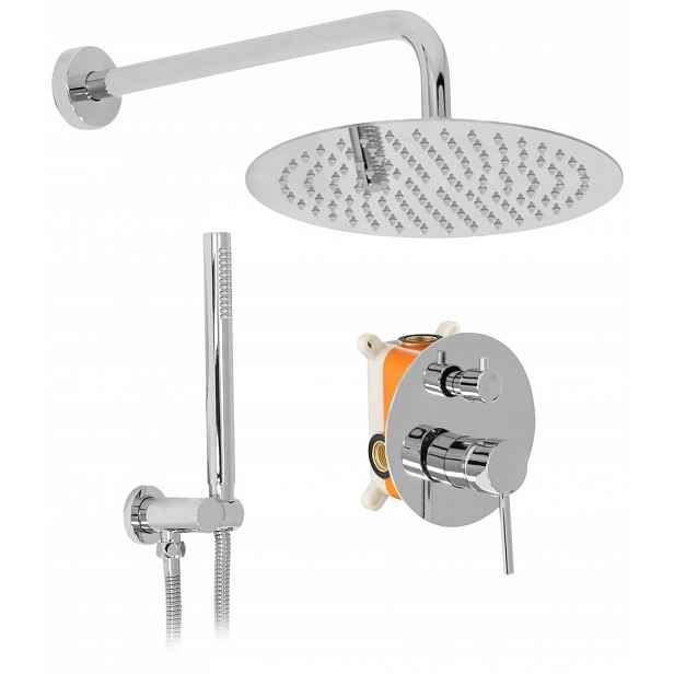 Podomítková sprchová baterie Lungo chrom box (REA-P8007) /sm/