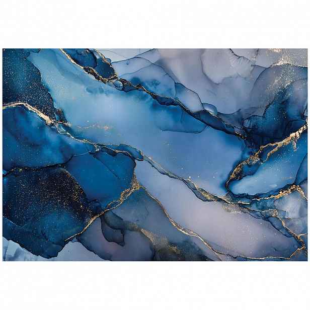 Wallarena FOTOTAPETA Mramor Glamour Blue 150x105 cm
