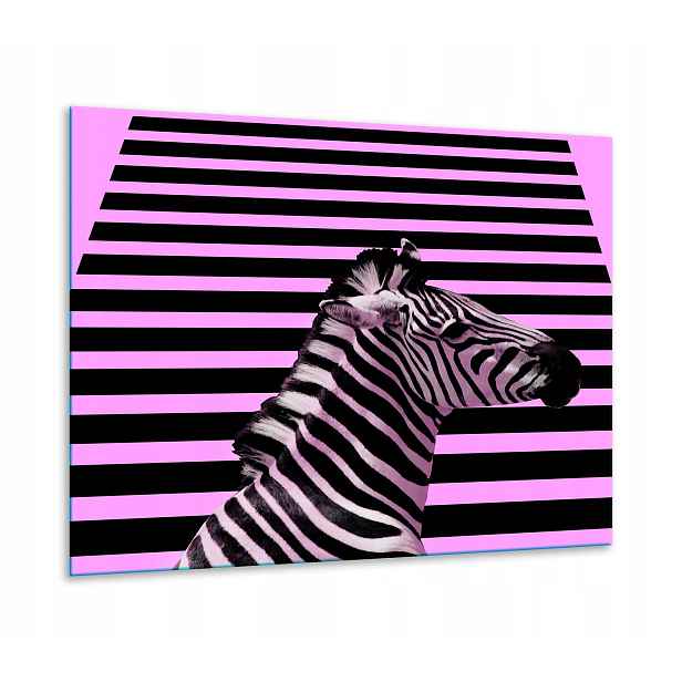 7v1 Skleněná Ochranná Deska Na Sporák 60x52 Zebra
