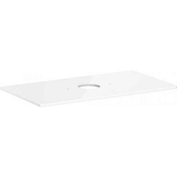 Deska pod umyvadlo Hansgrohe Xelu Q 98x1,6x55 cm bílá lesklá 54114050