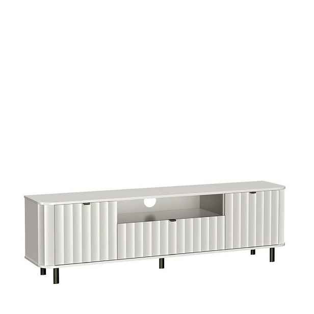 MASSENO TV STOLEK MODERNO, 196/57/40,5 cm, bílý