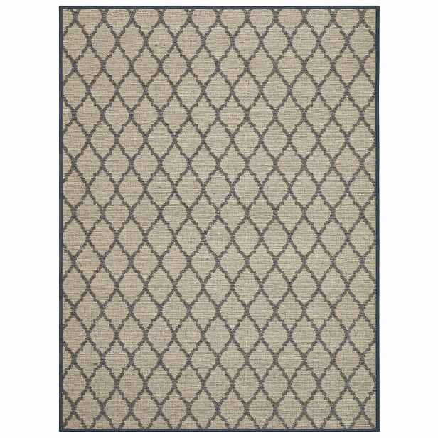 Ručně tkaný voňavý kusový koberec Vetiver 03, 120x170, béžová, exteriér, MK Original: Produkty s rodokmenem