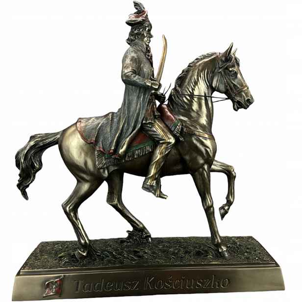 Tadeusz Kościuszko Figurka Socha Bronz CU02725A4 Originální Od Značky Veronese