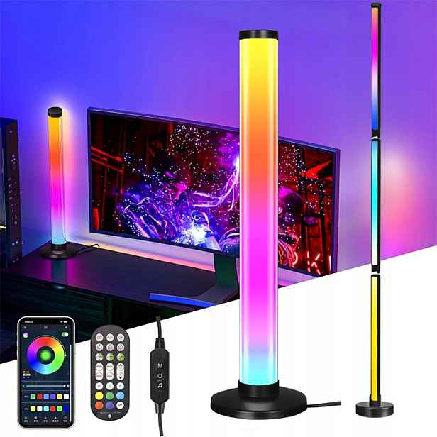 Stojací Led Lampa Rgb Je Vhodná Pro Párty Dekorace O Velikosti 120 CM
