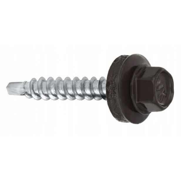 Farmářské vruty 4,8x35 mm Ral 8019 Wiaderko 650 Ks Šroub Met