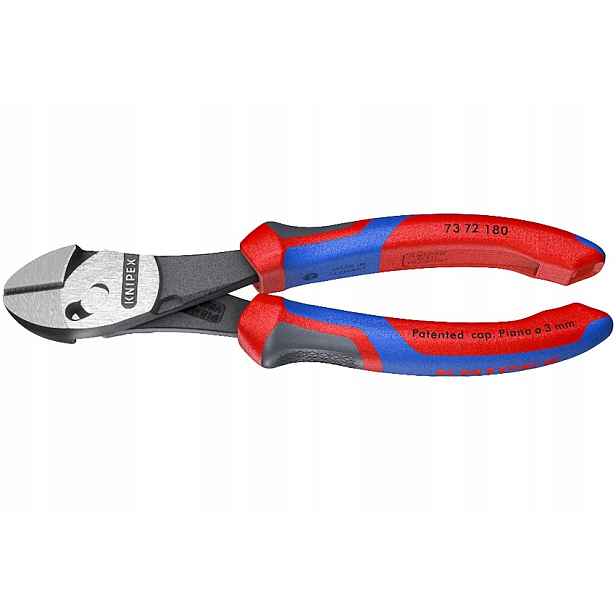 Kleště štípací boční Knipex 180 mm se zvýšeným převodem, chrom