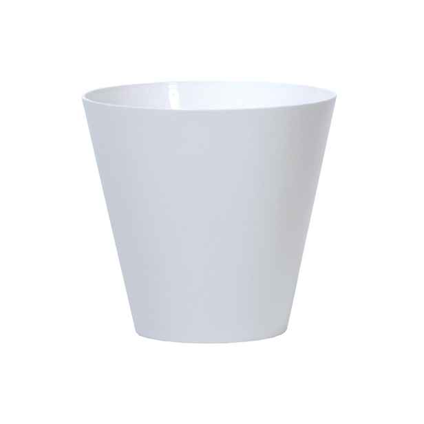 Prosperplast Květináč Tubus Simple bílý, varianta 20 cm