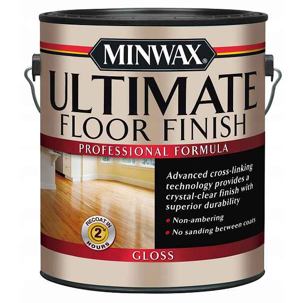 Lak na dřevěné podlahy Minwax Ultimate rychleschnoucí, bezbarvý Matte