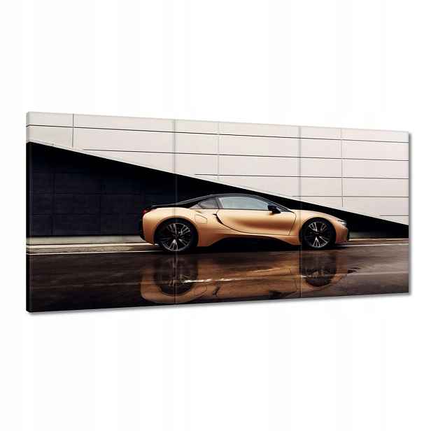 Obrazy 120x60 Zlaté Bmw Auto