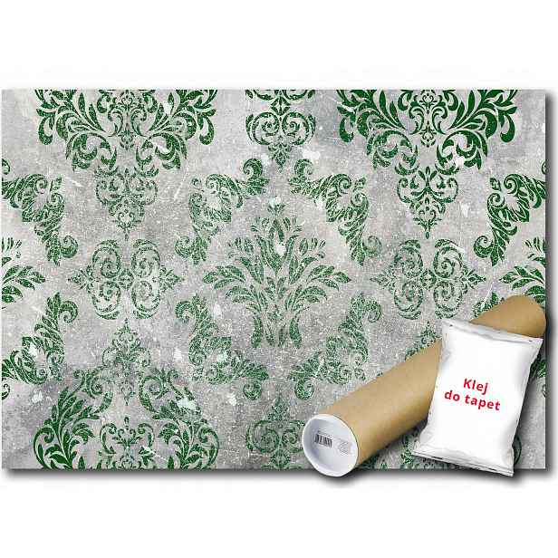 Vinylová fototapeta imitace betonu, struktura zdi, vzor ornament 152x104