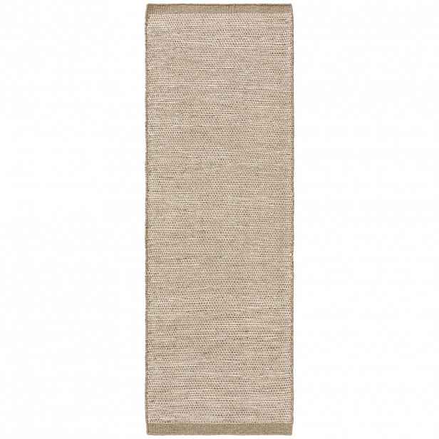 benuta VLNĚNÝ koberec Rocco Taupe 80x250 cm
