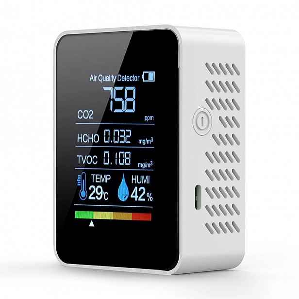 Detektor Plynu Detektor Kvality Vzduchu CO2 Ppm S Vlhkostí A Teplotou 5 V 1