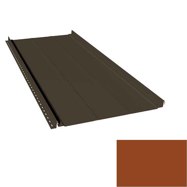 Krytina plechová LINEDEK 485 Rib PU 50 MAX MM133 cihlová