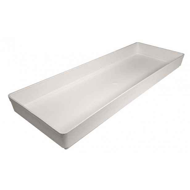 Miska pod truhlík 50 cm, bílá