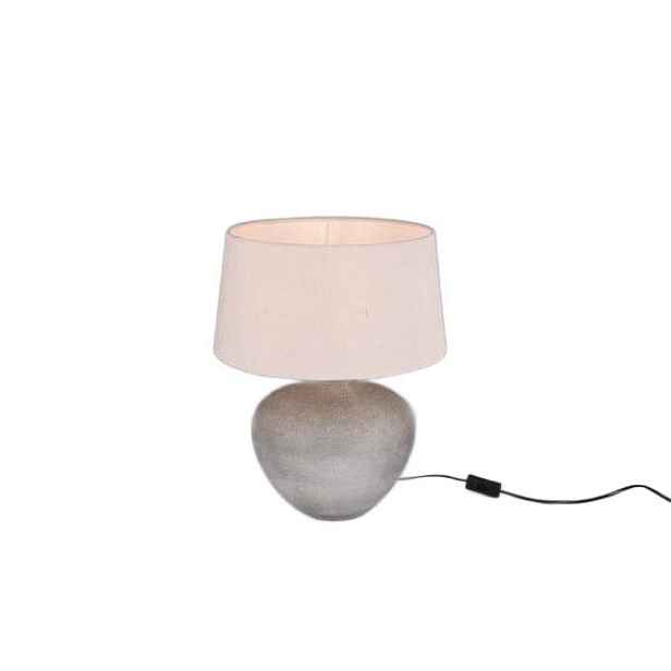 Rl Stolní lampa Lou E27 60W Hnědá Keramika/Moderní tkanina