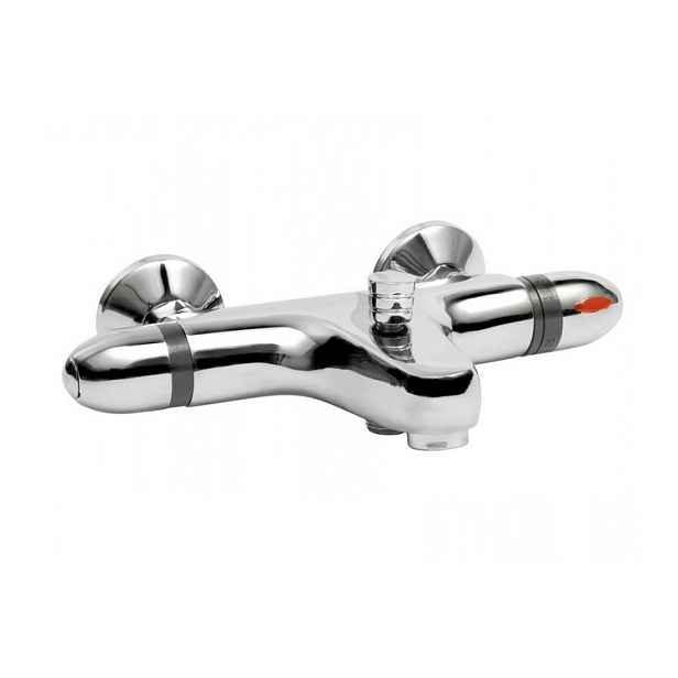 Extol Balletto 81025 vanová nástěnná termostatická baterie 150 mm; lesklý chrom