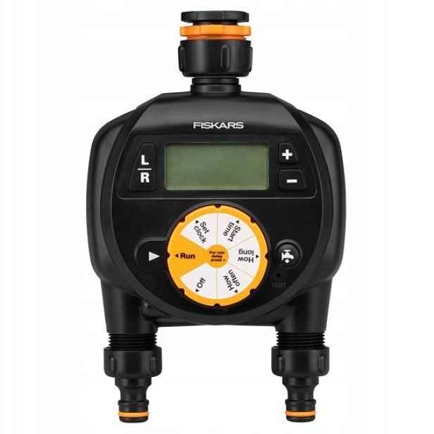 Fiskars 1054792 Černý Elektronický regulátor zavlažování
