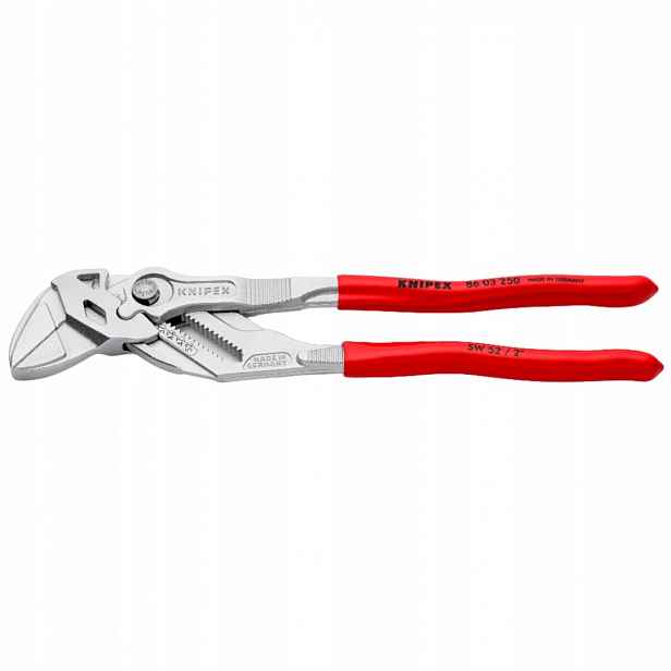 Szczypce nastawne do rur z kluczem Knipex L250