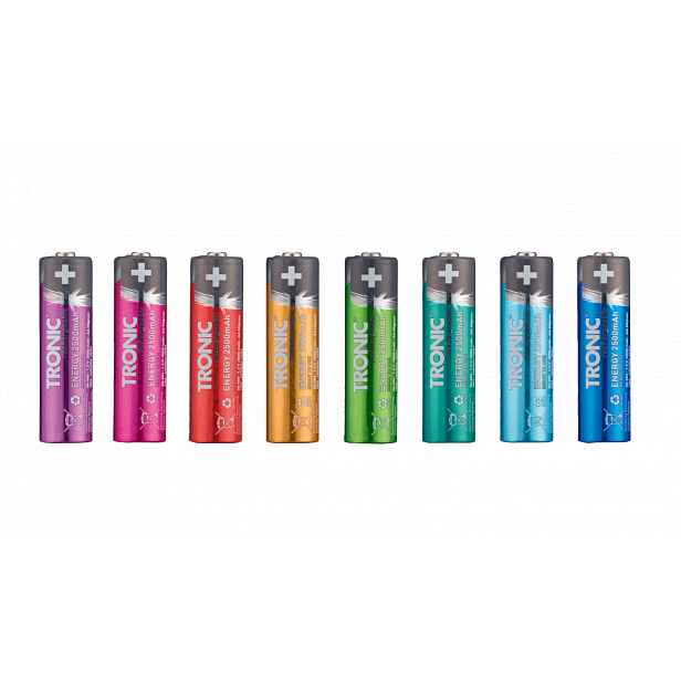 Tronic® Nabíjecí baterie Ni-MH Ready 2 Use Color, 8 kusů (AA – tužková)