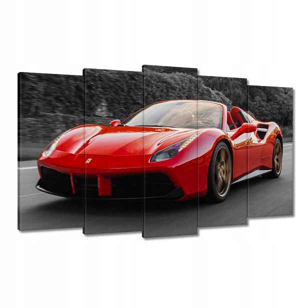 Obrazy 100x60 Červené Ferrari Fura