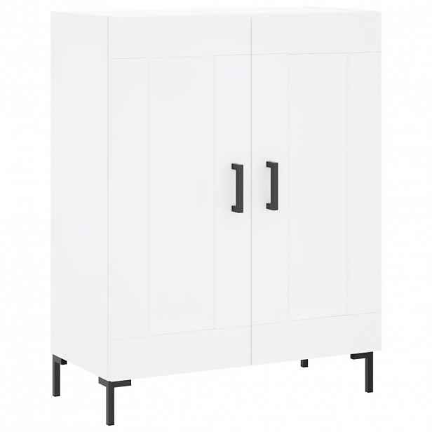 vidaXL Příborník bílý 69,5 x 34 x 90 cm kompozitní dřevo