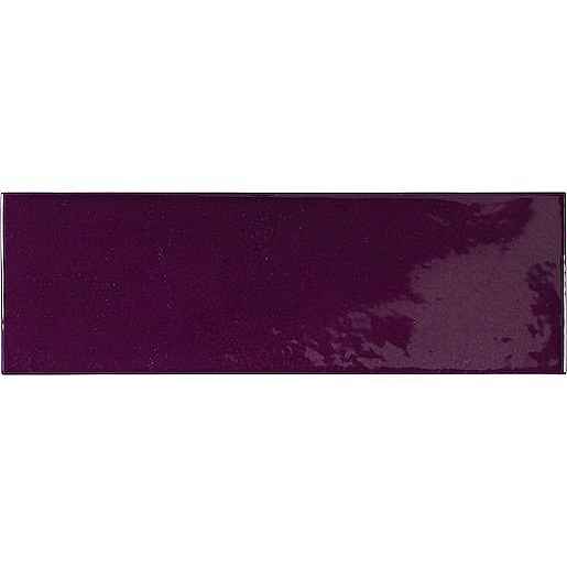 Obklad Equipe VILLAGE aubergine 6,5x20 cm lesk VILLAGE25650