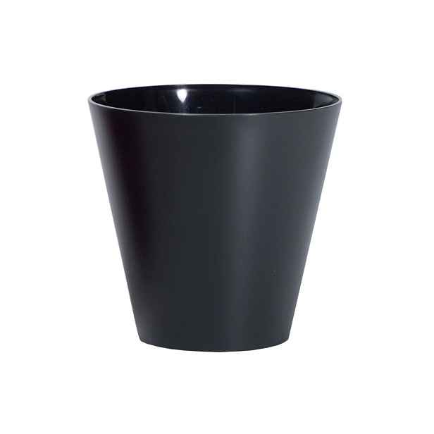 Prosperplast Květináč Tubus Simple tmavě šedý, varianta 20 cm