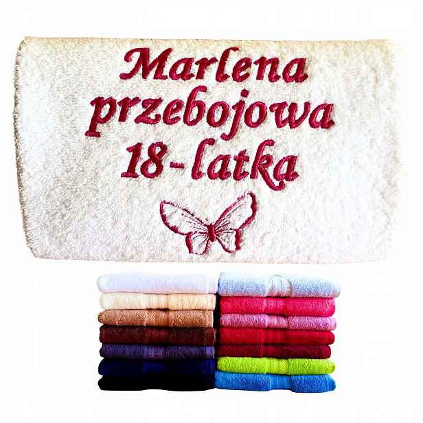 Dárek K 18. Narozeninám – Suvenýr Od Kmotry Pro Přítelkyni Dcery, Ručník
