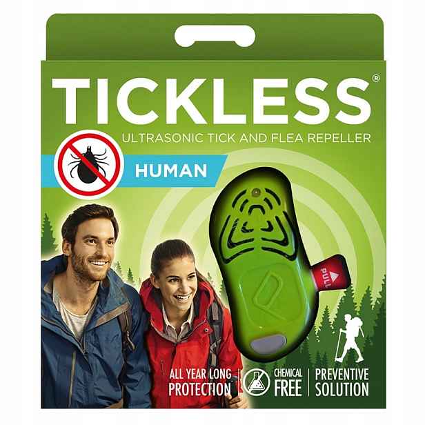 Ultrazvukový odpuzovač klíšťat repelent Tickless Human