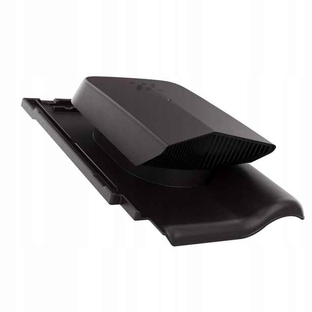 Větrací ventilátor Alegra 9 Tmavě Hnědý, Angoba Ušlechtilá
