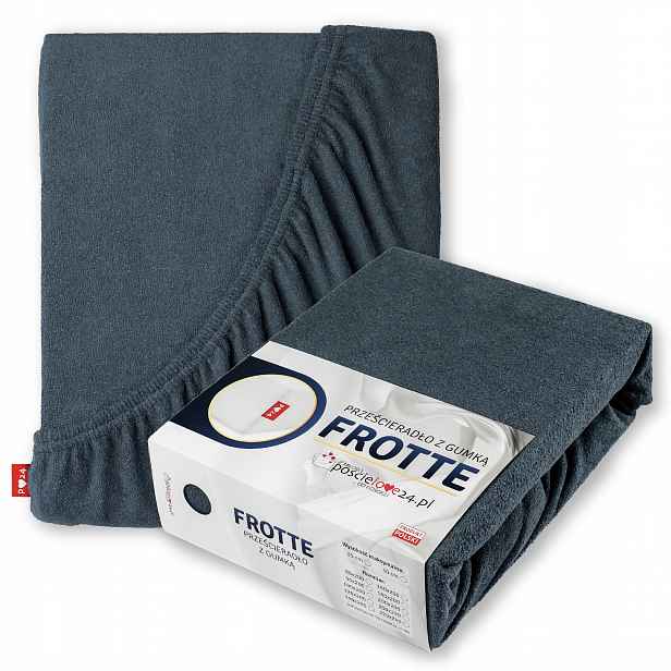Froté prostěradlo 220x240 s gumičkou Hrubá Bavlna 200 g různé barvy
