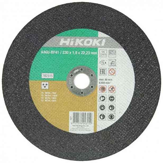 HiKOKI - Řezný kotouč na kov 230x22,23 mm 782315