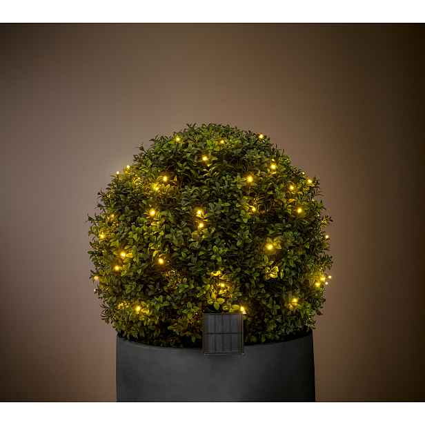 Livarno® Solární světelný LED řetěz, 100 LED (teplá bílá)