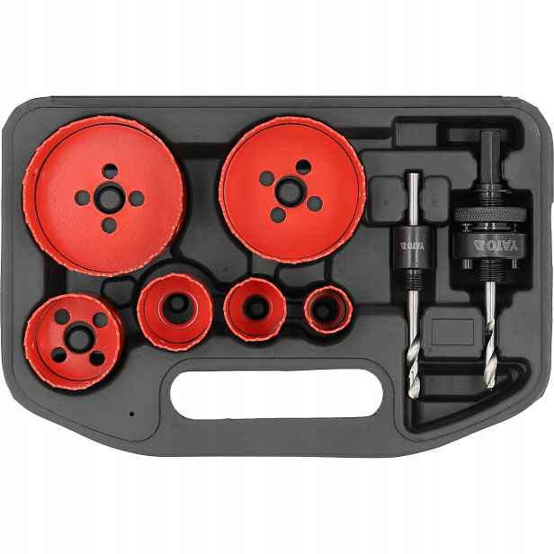Sada 8 Bimetalových Děrovek Hss M3 Pro Ocel, Dřevo A Plast Yato