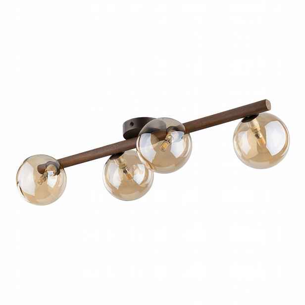 Stropní Svítidlo Stropní Svítidlo Nástěnný Hnědá Dřevo 4xG9 Moderní Tk Lighting