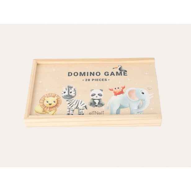 eliNeli Dřevěné domino - Zvířátka ze ZOO
