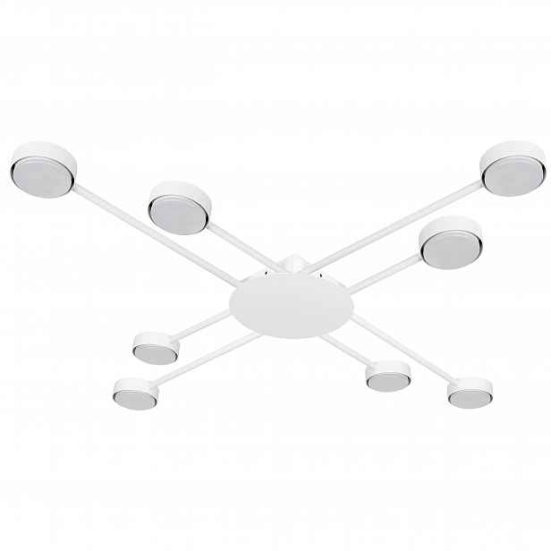 Lustr do obývacího pokoje Led Stropní Svítidlo 8x GX53 Bílý Moderní 93x93 cm