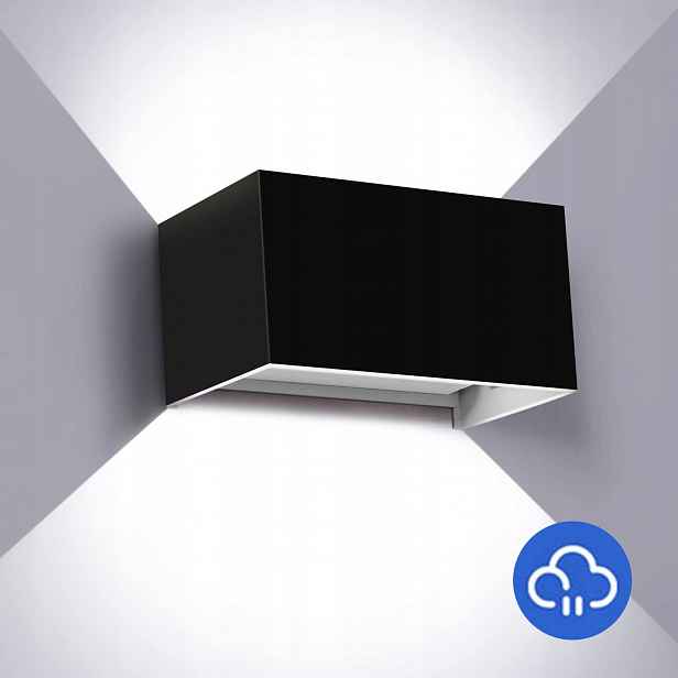 Nástěnná fasádní Led lampa Venkovní zahradní nástěnné svítidlo IP65 Horní 24W