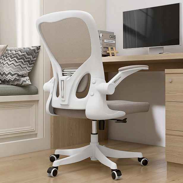 Kancelářská Židle Ergonomická Otočná, Nastavitelná Bederní Část