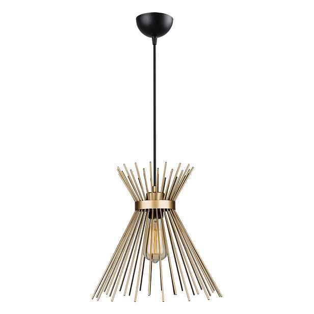 Kovové závěsné svítidlo ve zlaté barvě Izmir – Squid Lighting