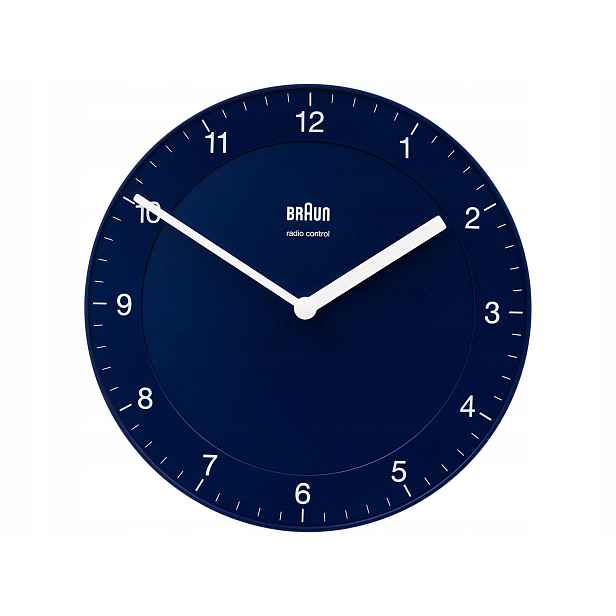 Nástěnné Hodiny Braun BC06BL-DCF Tiché Rádio Ovládání
