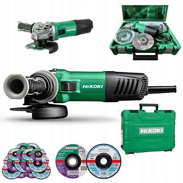 Úhlová Bruska Bruska Hikoki 1200 W 230 V 100 Kotouč s regulací Silný