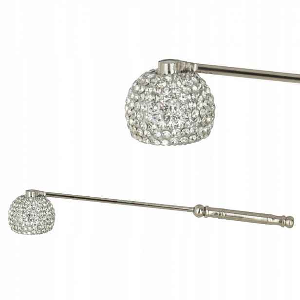 Hliníkový spořič svíček glamour 30 cm