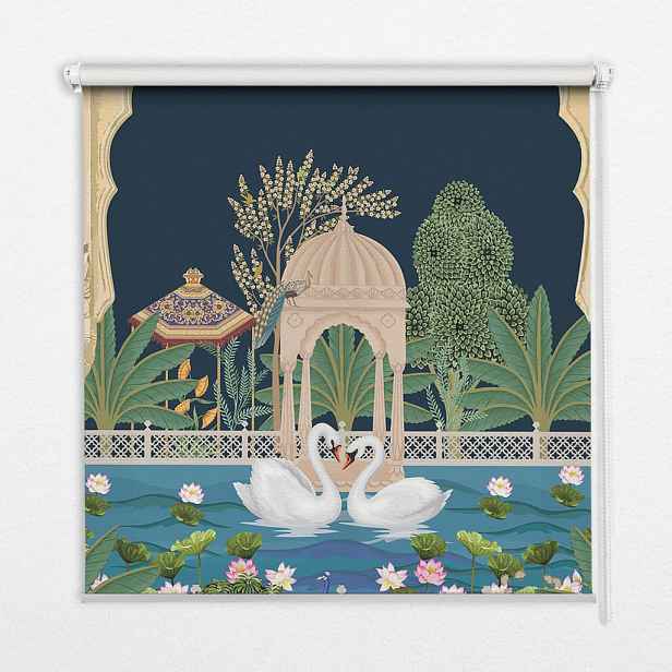 TULUP VNITŘNÍ roleta - okenní roleta - roleta - 60x140 cm - Zahrada